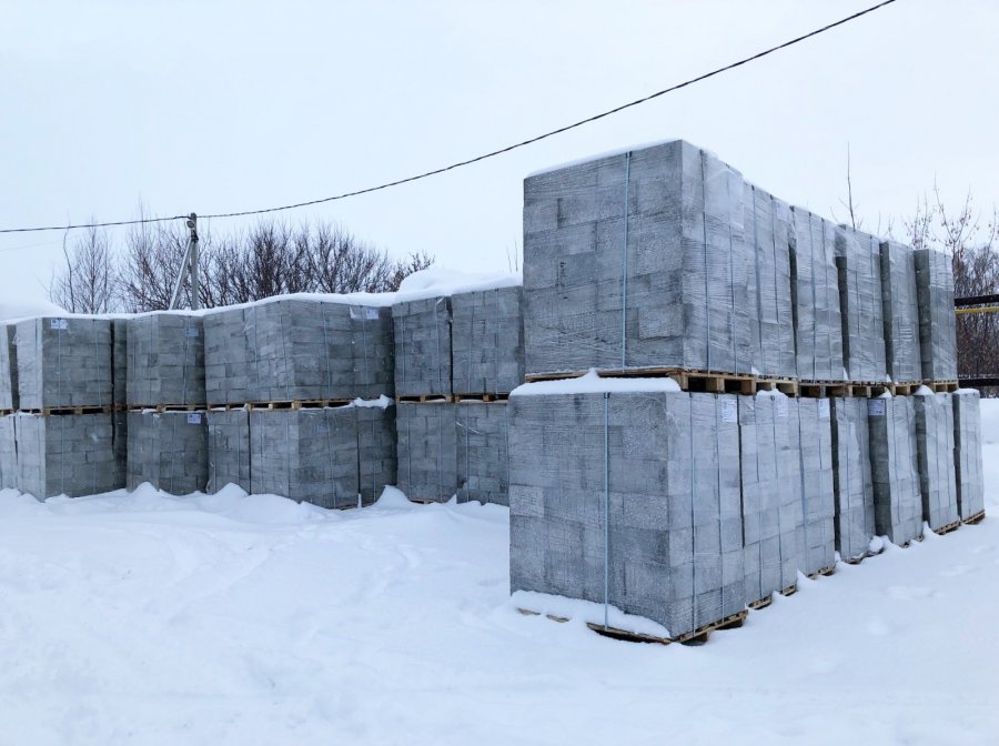 Полистиролбетонные блоки D500