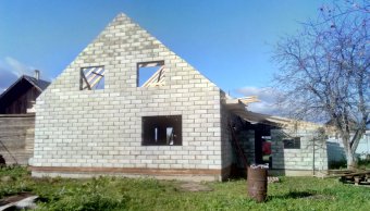 Стеновой блок с готовым фасадом