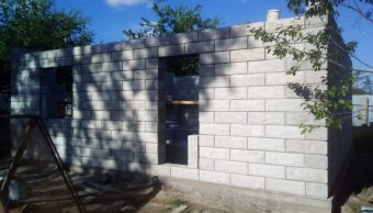 Стеновой блок для несущих стен