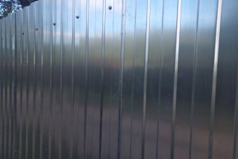 Не окрашенный профлист для забора