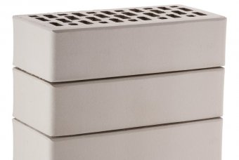 Светло-серый кирпич облицовочный