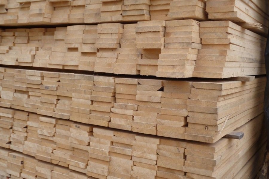 Обрезная сухая доска 25х100