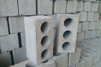 Шлакоблок стеновой 3х пустотный