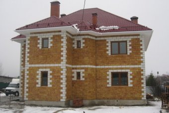 Теплоблок стеновой цветной