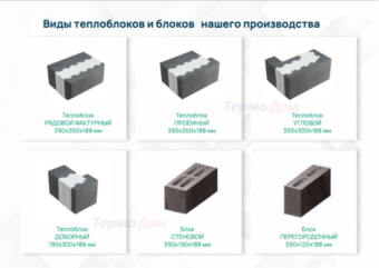 Теплоблок от производителя
