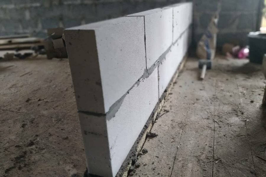 Газоблоки 600х80х250 мм