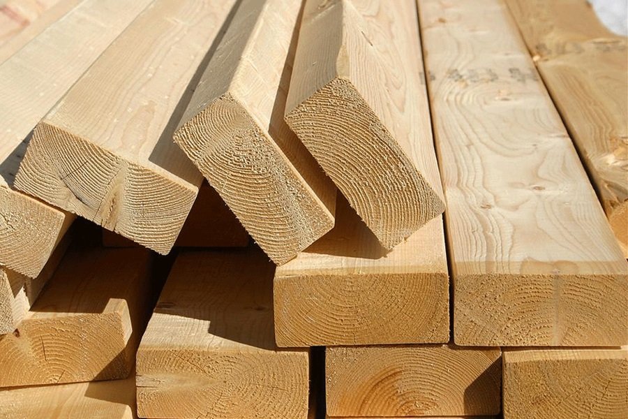 Обрезная сухая доска 40х150