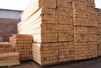 Сухой обрезной брус 150х150
