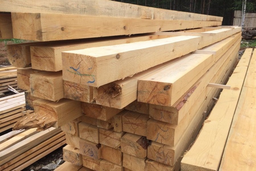 Сухой брус 100х150 из лиственницы