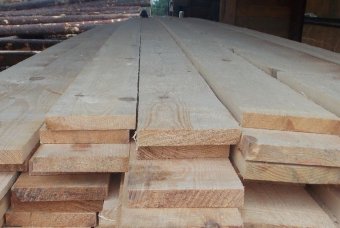 Обрезная доска 25х150 из лиственницы