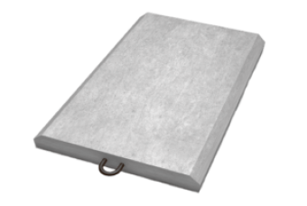 Блок плиты П1 490х490х100 мм Серия 3.501. 1-56